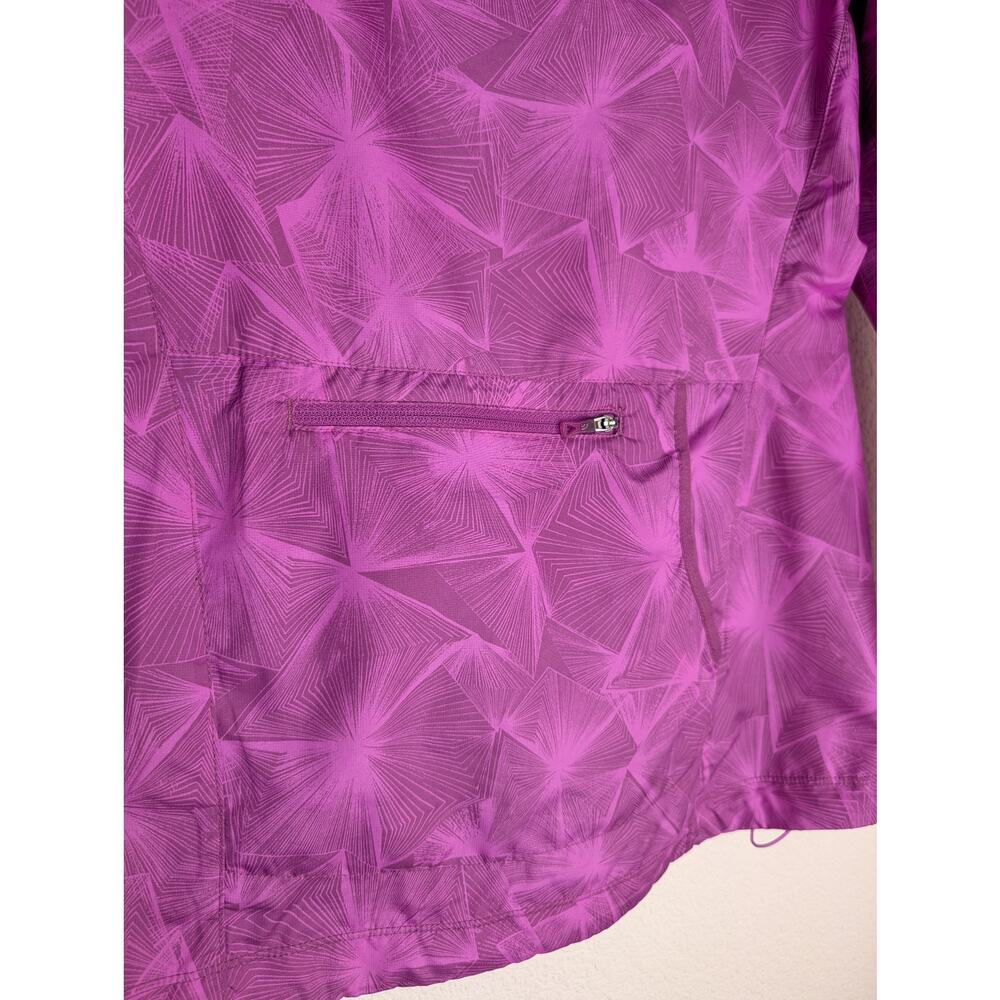 The North Face Womens Flyweight Packable Jacket Pink Geometric S Active Gorpcore - Picture 4 of 7